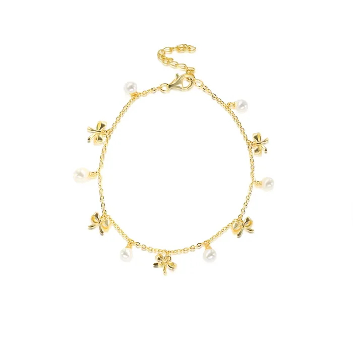 Earrings Trendolla Jewelry Coquette Charm Classic Bow Ring Bracelet Necklace Delicate Stud Earrings Set designed by Katie