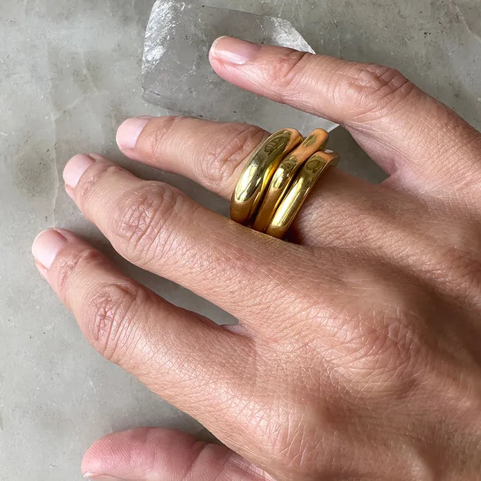 Eros Gold Ring Robindira Unsworth Rings