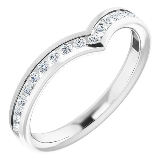 Rings 14K White 14 CTW Natural Diamond Band TreasureFineJeweler