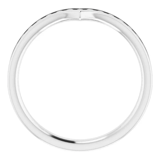 Rings 14K White 14 CTW Natural Diamond Band TreasureFineJeweler
