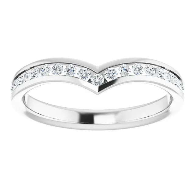 Rings 14K White 14 CTW Natural Diamond Band TreasureFineJeweler