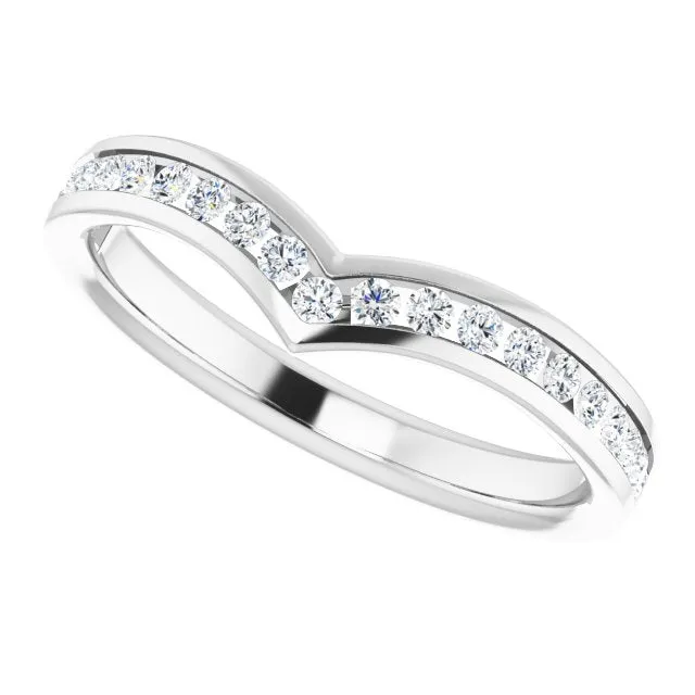 Rings 14K White 14 CTW Natural Diamond Band TreasureFineJeweler