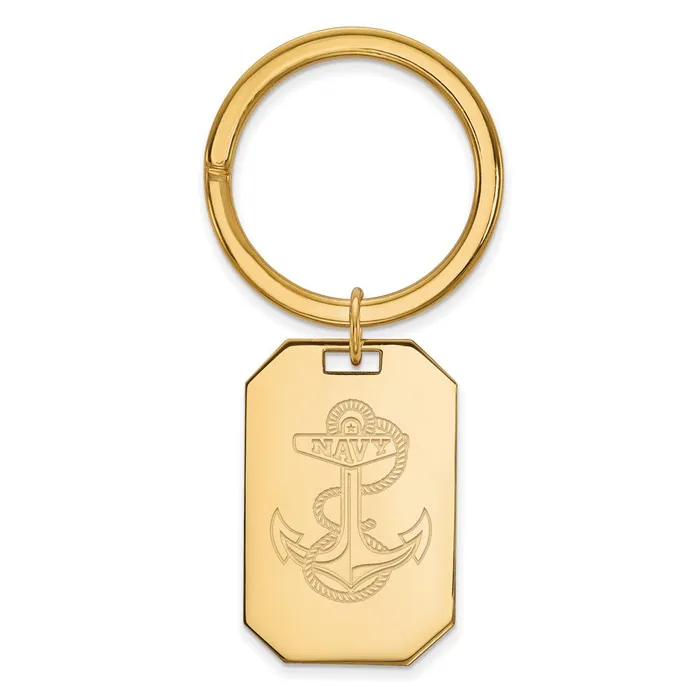 Rings Sterling Silver Goldplated US Naval Academy Anchor Key Ring TreasureFineJewelers Rings Sterling Silver Goldplated US Naval Academy Anchor Key Ring TreasureFineJewelers