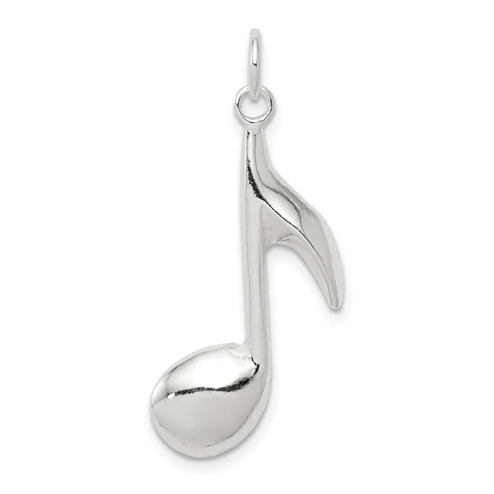 Rings Sterling Silver Music Note Charm TreasureFineJewelers