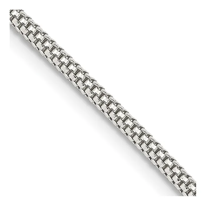 Rings TreasureFineJewelers Sterling Silver 2mm Corona Chain