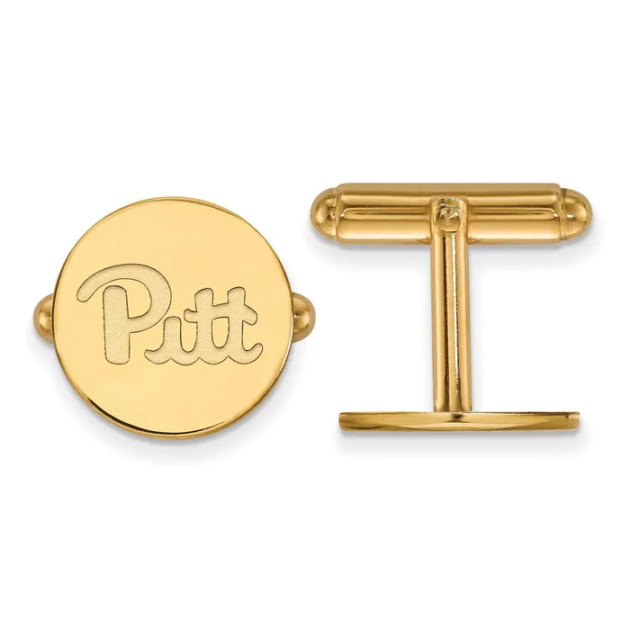 Rings TreasureFineJewelers Sterling Silver Goldplated University of Pittsburgh Cuff Links Rings TreasureFineJewelers Sterling Silver Goldplated University of Pittsburgh Cuff Links