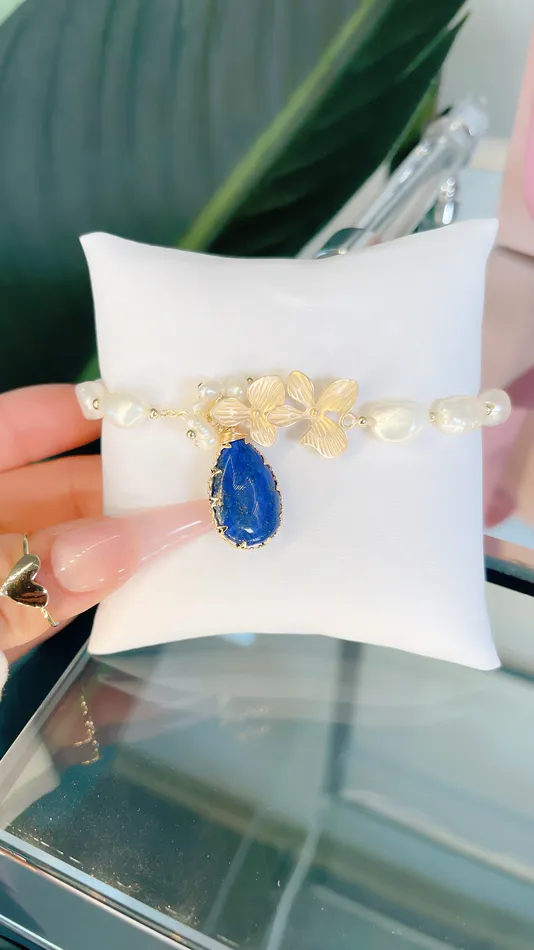 Sodalite Teardrop Crystal Bracelet MP Jewelry Bracelets