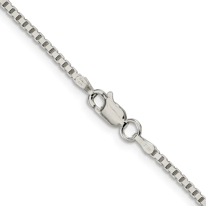 Sterling Silver 175mm Box Chain TreasureFineJewelers Rings