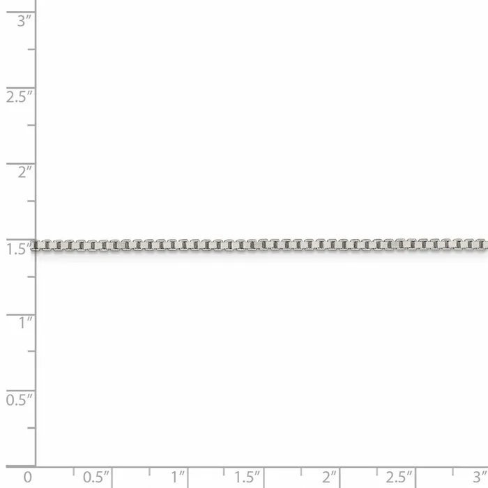 Sterling Silver 175mm Box Chain TreasureFineJewelers Rings