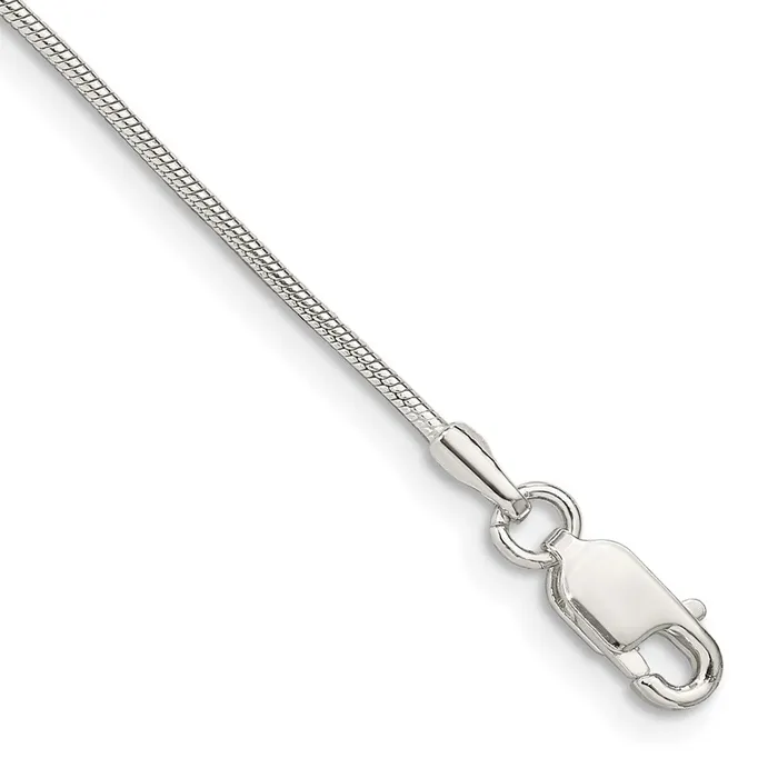 Sterling Silver 1mm Snake Chain TreasureFineJewelers Rings