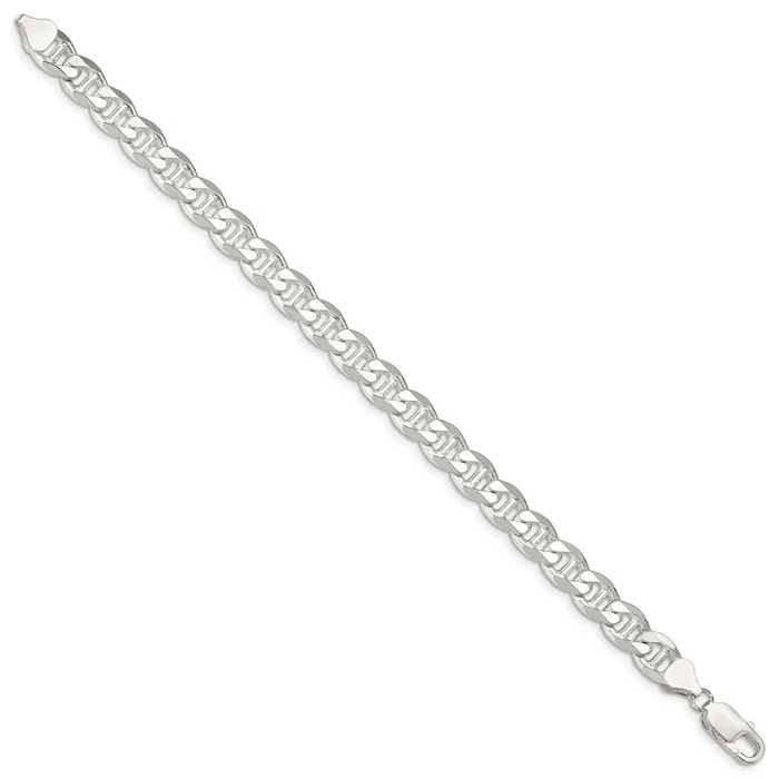 Sterling Silver 825mm Flat Cuban Anchor Chain TreasureFineJewelers Rings