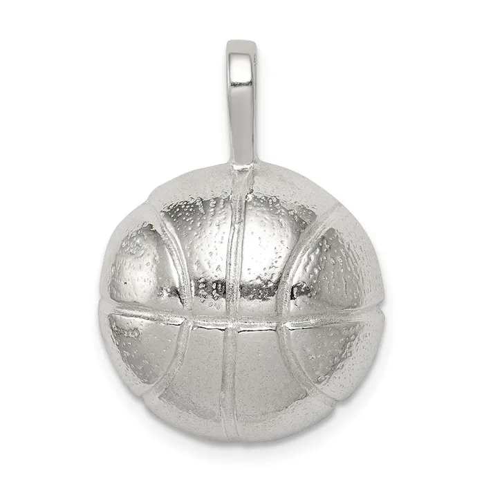 Sterling Silver Basketball Charm TreasureFineJewelers Rings