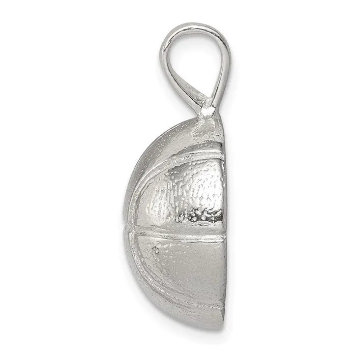 Sterling Silver Basketball Charm TreasureFineJewelers Rings