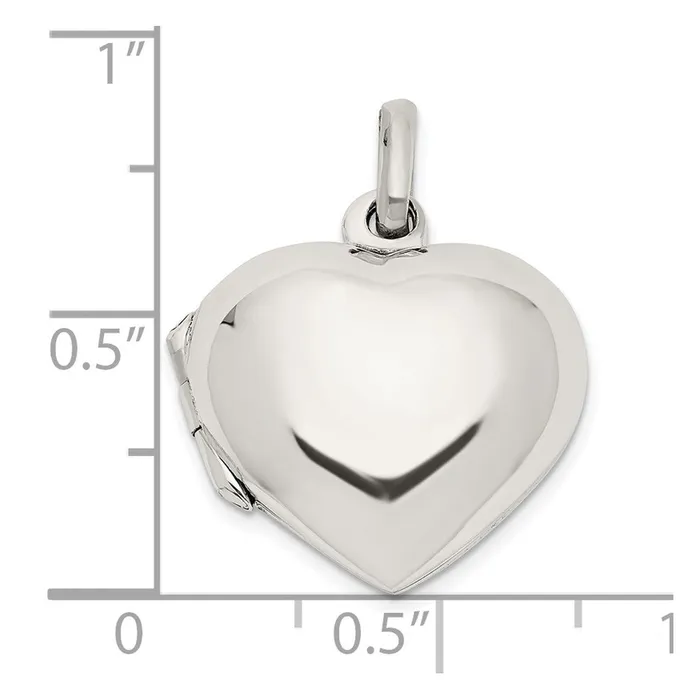 Sterling Silver Heart Locket TreasureFineJewelers Rings