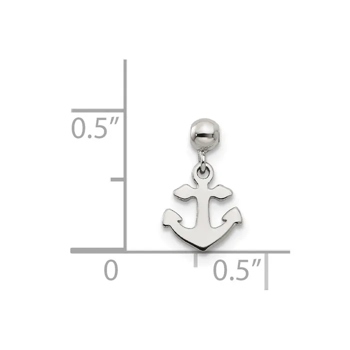 Sterling Silver Mio Memento Dangle Anchor Charm TreasureFineJewelers Rings