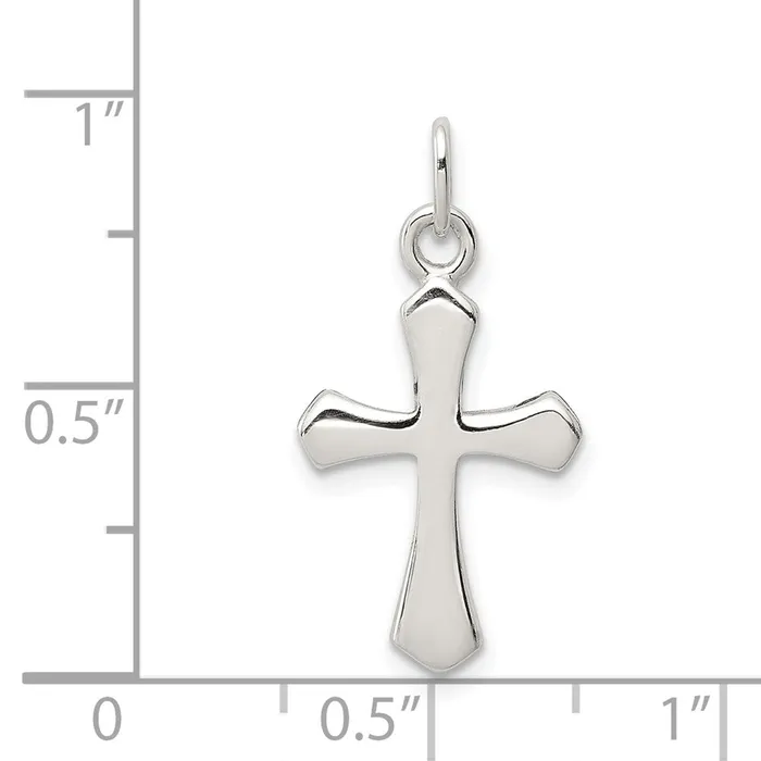Sterling Silver Passion Cross Charm TreasureFineJewelers Rings