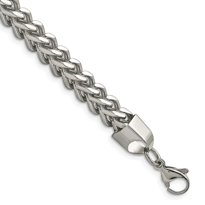 TreasureFineJewelers Bracelets Chisel Stainless Steel Polished 675mm 9 inch Franco Chain TreasureFineJewelers Bracelets Chisel Stainless Steel Polished 675mm 9 inch Franco Chain