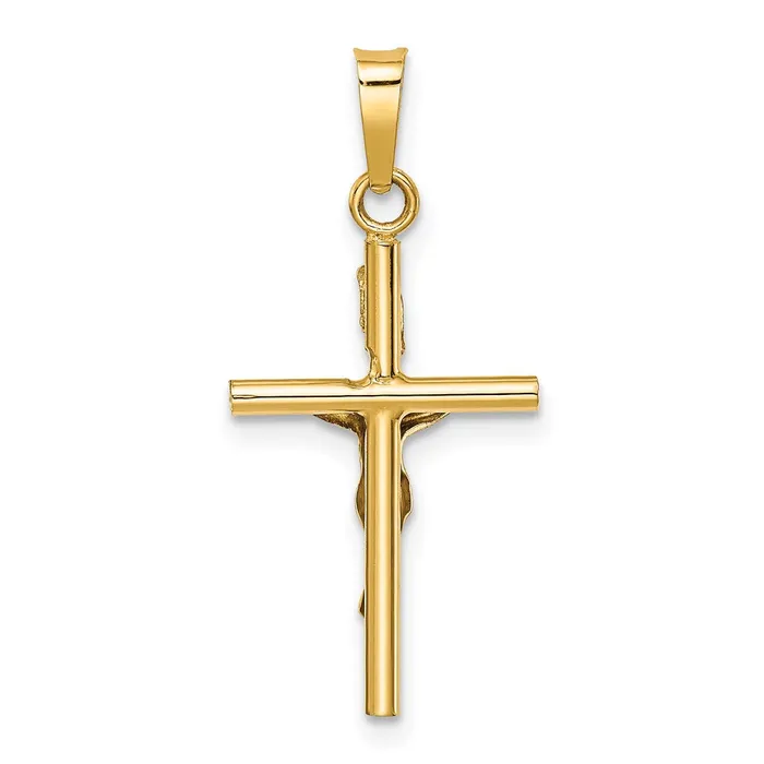 TreasureFineJewelers Rings 14k Twotone INRI Crucifix Pendant