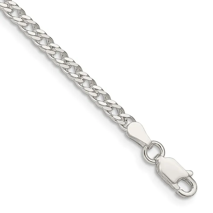 TreasureFineJewelers Rings Sterling Silver 33mm Rambo Chain
