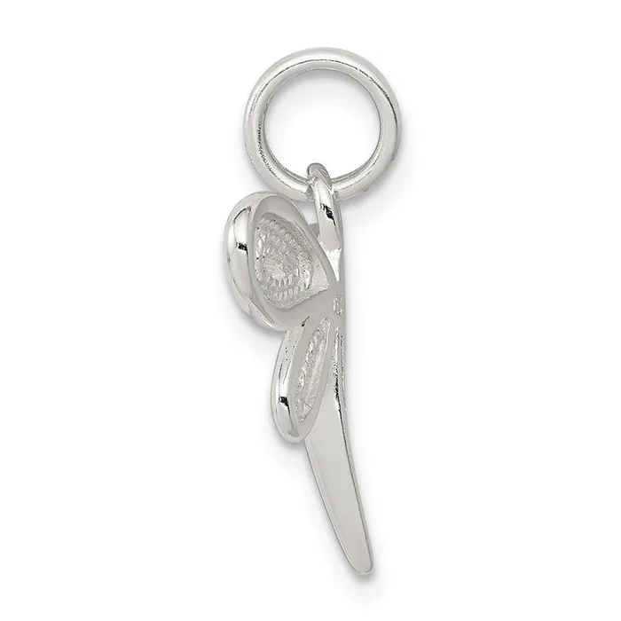 TreasureFineJewelers Rings Sterling Silver Dragonfly Charm