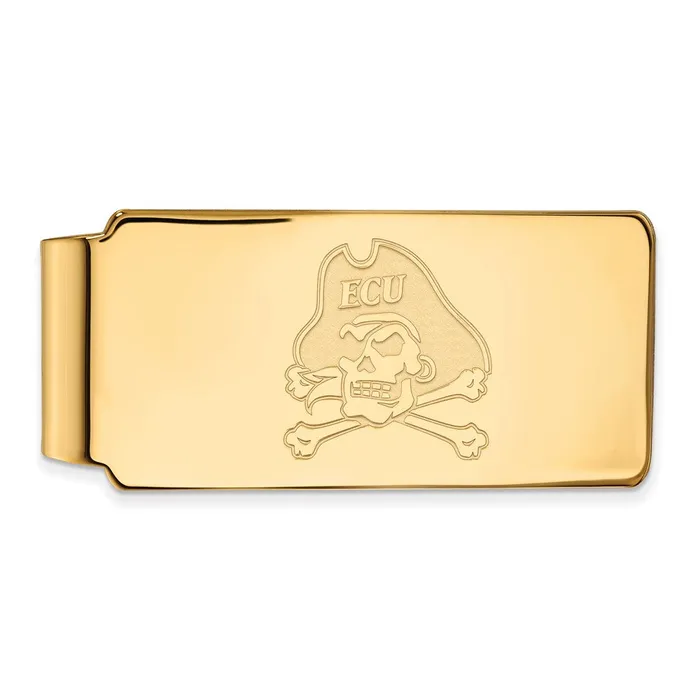 TreasureFineJewelers Rings Sterling Silver Goldplated East Carolina University Pirate Money Clip TreasureFineJewelers Rings Sterling Silver Goldplated East Carolina University Pirate Money Clip