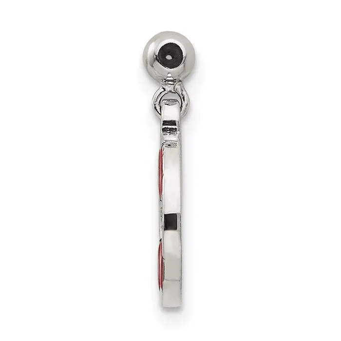 TreasureFineJewelers Rings Sterling Silver Mio Memento Enamel Dangle Life Preserver Charm