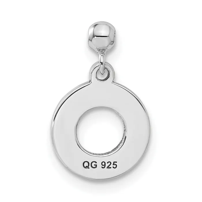 TreasureFineJewelers Rings Sterling Silver Mio Memento Enamel Dangle Life Preserver Charm