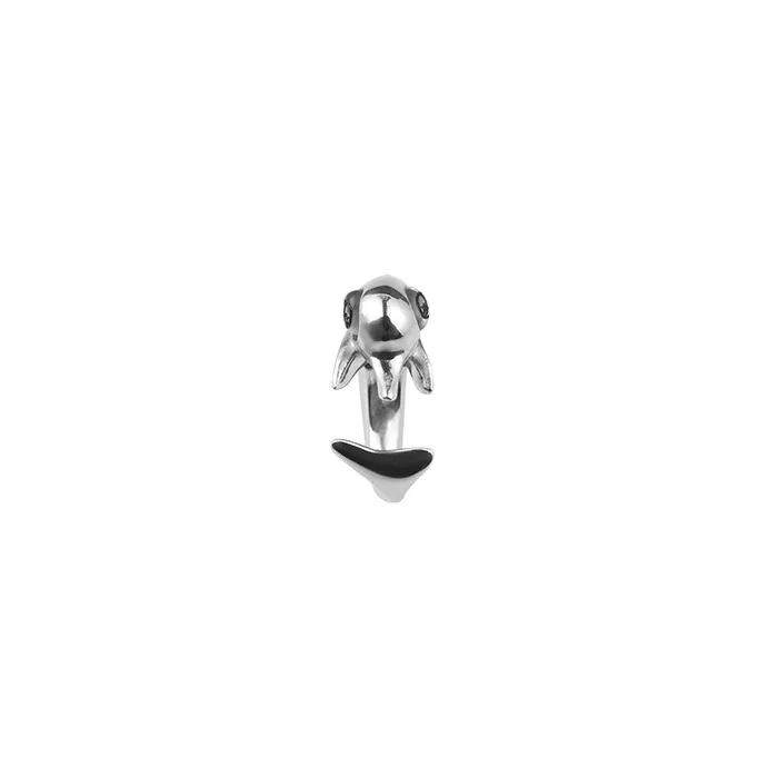 Blackheadshop Latrinalia Dolphin Earring Clip Earrings