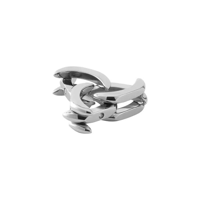 Blackheadshop Rings Rhinestone Inlay Structured Adjustable Ring Blackheadshop Rings Rhinestone Inlay Structured Adjustable Ring
