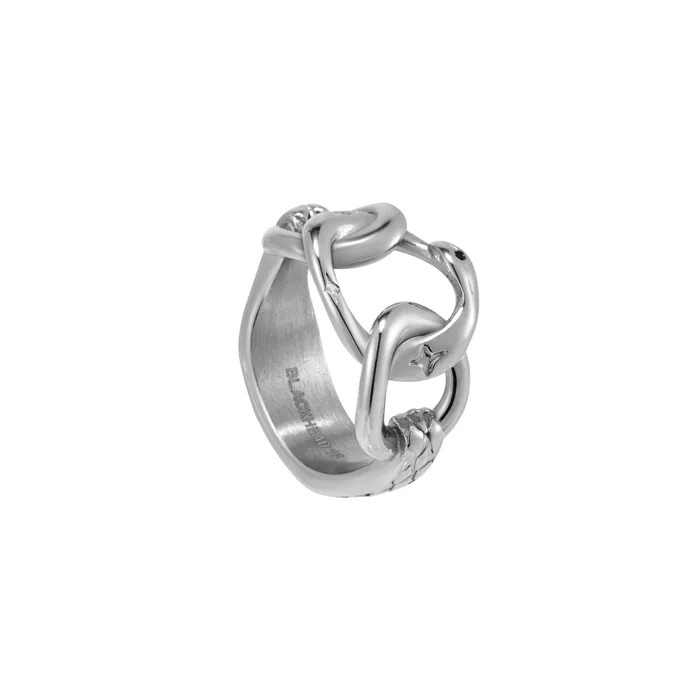 Blackheadshop Rings SnakeShaped Triple Ring Wide Ring