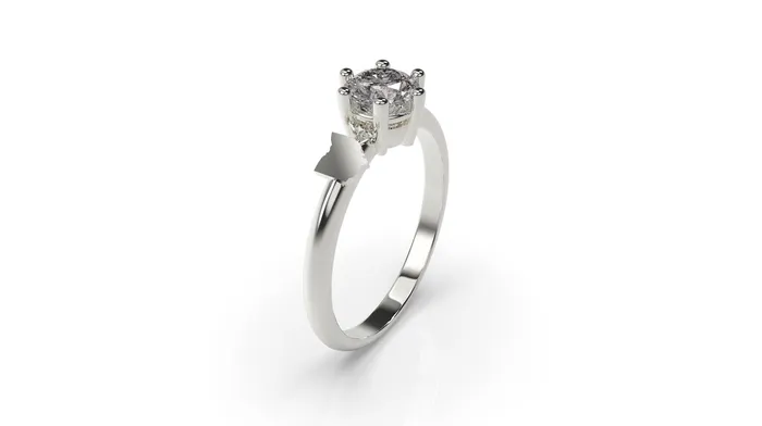 MyUniqueRing Rings Ohio Engagement Ring Ohio Ring White Gold Ohio