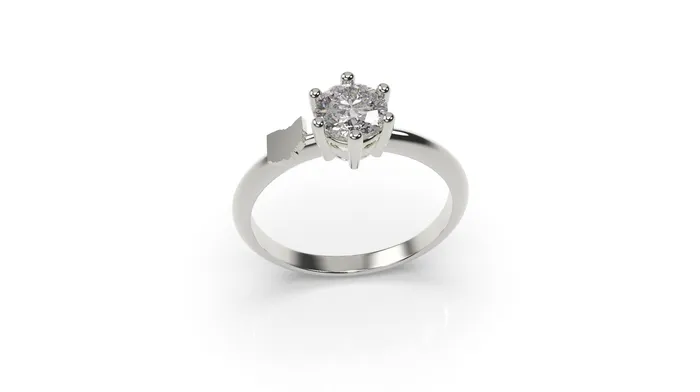 MyUniqueRing Rings Ohio Engagement Ring Ohio Ring White Gold Ohio