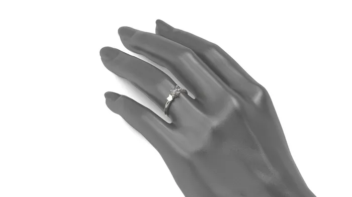 MyUniqueRing Rings Ohio Engagement Ring Ohio Ring White Gold Ohio