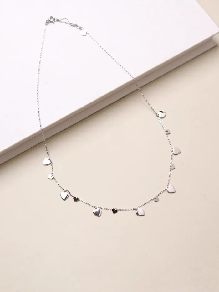 Necklaces Pure Silver Hearty Trinkets Necklace Curio Cottage