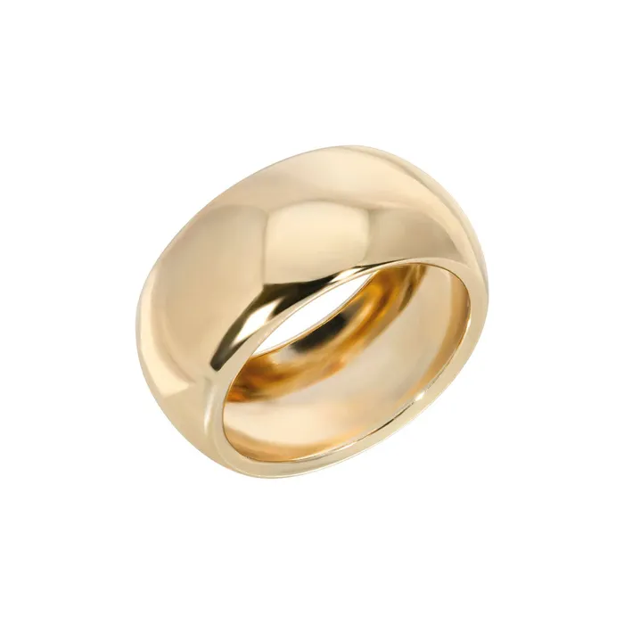 Rings Eklexic Gold Plated Domed Ring