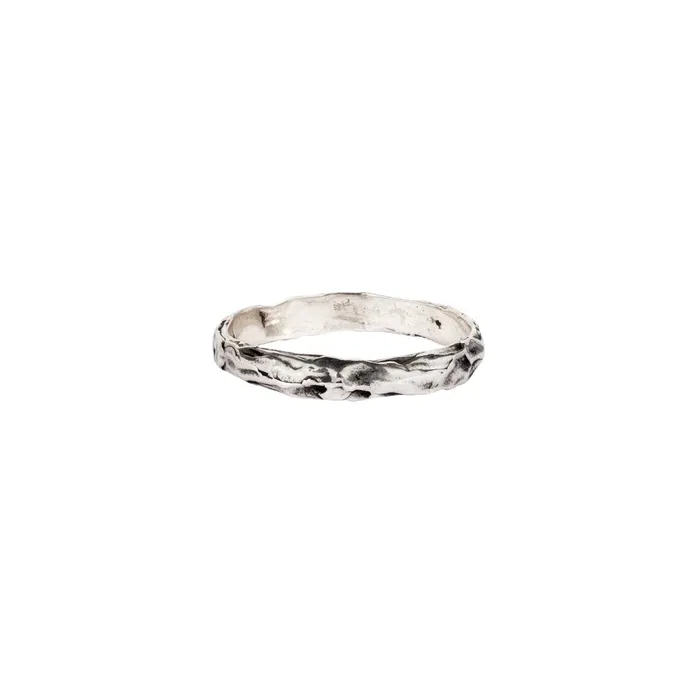 Rings Pyrrha Narrow Texture Band Ring