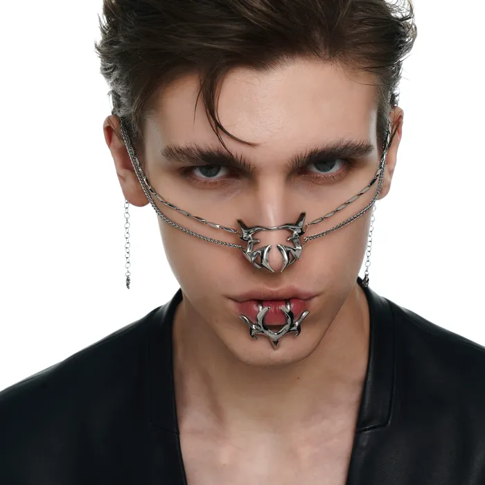 Streamlined NonPiercing Lip Ring Blackheadshop Rings