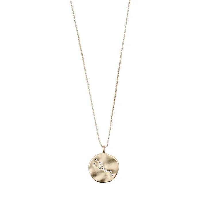 Taurus Gold Plated Necklace Pilgrim Necklaces