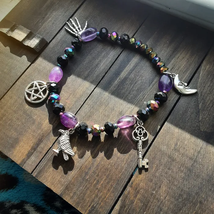 The Worthy Witch Bracelets Hekate bracelet with Amethyst and Agate