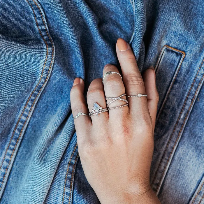 WellDunn Pera Silver Ring Rings