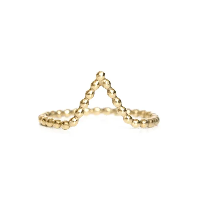 WellDunn Rings Peak Gold Vermeil Ring