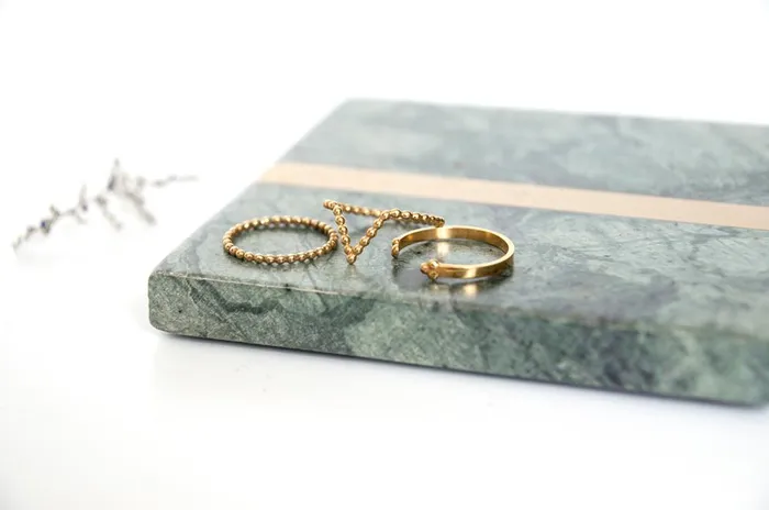 WellDunn Rings Peak Gold Vermeil Ring